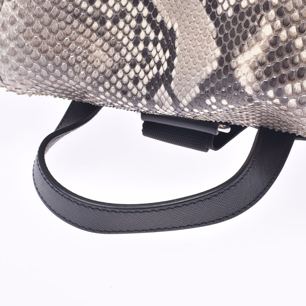 Prada Backpack Black Nylon Python Daypack - image 3